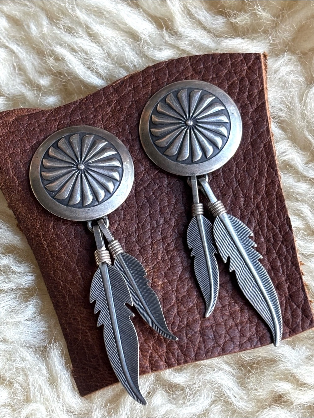 Vintage Southwestern Dreamcatcher Earrings